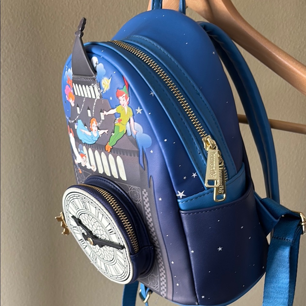 Blue Peter Pan Mini Loungefly Backpack - image 4